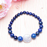 Lapis lazuli and keshi pearl bracelet RB Design 157