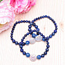 Lapis lazuli and keshi pearl bracelet RB Design 157