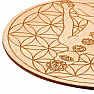 Feng Shui coasters Flower of life and chakras