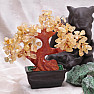 Yellow quartz bonsai - home and office decoration