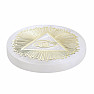 Selenite Eye of Horus in the pyramid - decoration