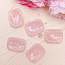 Rose quartz rectangle massage tactile small