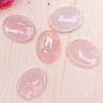 Rose quartz oval massage tactile