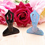 Obsidian decoration Woman yoga