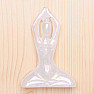 Aqua aura crystal decoration Woman yoga