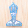 Blue sky aura crystal decoration Woman yoga