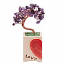 A set of Love trees made of amethyst - a gift of love