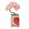 A set of Love trees made of rosequartz - a gift of love