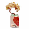 A set of Love trees made of citrine - a gift of love