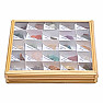 Gift set of raw stones in a box - 25 pcs random mix