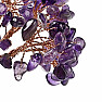 Amethyst tree in white - home and office decoration