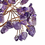 Amethyst tree in purple - home and office decoration