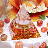 Orgonite pyramid with carnelian Rune Berkan