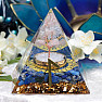 Orgonite pyramid with sodalite Runa Laguz