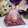 Orgonite Pyramid Guardian Angel in Amethyst