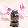 Jasper dragon&#39;s blood egg with pedestal home decoration