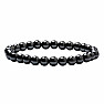 Gift set of hematite bracelets with jade