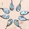 Paua shell earrings Drops