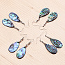 Paua shell earrings Drops