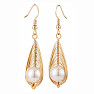 Mother of pearl fashion earrings