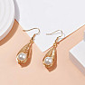 Mother of pearl fashion earrings