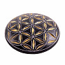 Flower of life massage pad black-gold