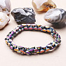 Hematite bracelet rainbow folded