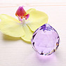 Feng Shui ball cut crystal purple L