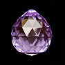 Feng Shui ball cut crystal purple L