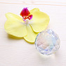 Ball Feng Shui cut crystal iridescent metallic Bright pearl L