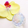 Ball Feng Shui cut crystal iridescent metallic Bright pearl L