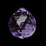 Ball Feng Shui cut crystal purple XL