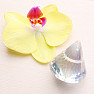 Cone Feng Shui cut crystal iridescent metallized Bright pearl