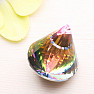 Cone Feng Shui cut crystal rainbow Multicolor