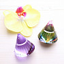 Cone Feng Shui cut crystal rainbow Multicolor