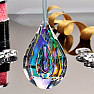 Drop of Feng Shui extra crystal iridescent metallized multicolor