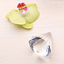 Cone Feng Shui cut clear crystal