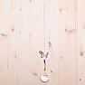 Butterfly and ball Feng Shui curtain to the window of metal and rainbow crystal