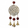 Metal carillon Flower of life 3 bells 27 cm