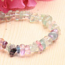 Fluorite rainbow bracelet chopped AA quality