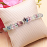 Fluorite rainbow bracelet chopped AA quality