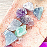 Rainbow fluorite raw