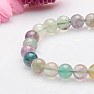 Fluorite multicolor bead bracelet 8 mm