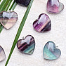 Fluorite heart pendant