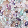 Fluorite multicolor bracelet from oval stones A quality