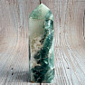 Rainbow fluorite spike - obelisk 2