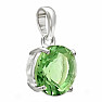 Fluorite green pendant silver Ag 925 PBC211-GF