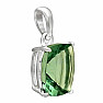 Fluorite green pendant silver Ag 925 PBC212-GF