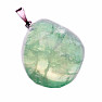 Fluorite tumbled pendant