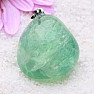 Fluorite tumbled pendant